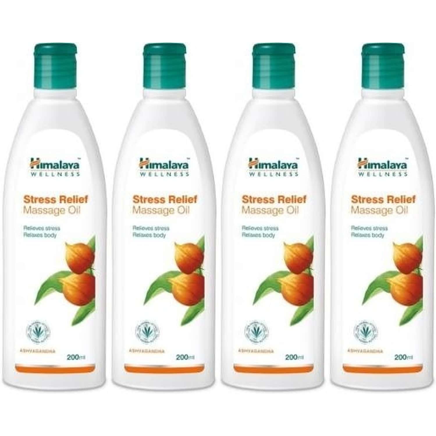 Himalaya Stress Relief Massage Oil | 200 Ml | Pack Of 4