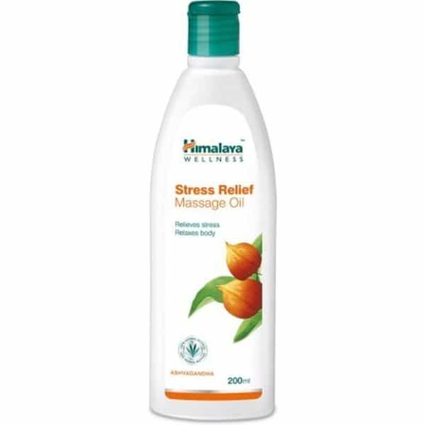 Himalaya Stress Relief Massage Oil | 200 Ml | Pack Of 4
