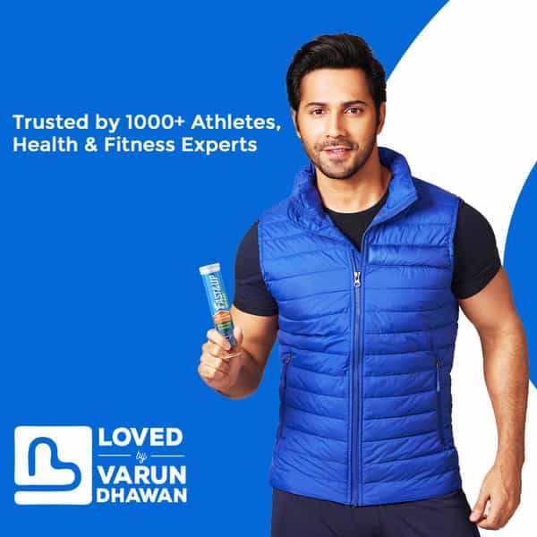 Fast&Up Reload (35 Litres) Low Sugar Energy Drink - 140 Effervescent Tablets - Blueberry Flavour