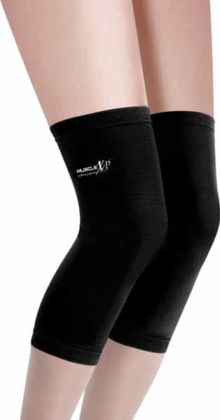 Musclexp Drfitness+ Knee Cap & Brace Knee Compression Support Knee Brace Joint Pain Relief (Large)