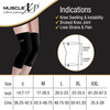Musclexp Drfitness+ Knee Cap & Brace Knee Compression Support Knee Brace Joint Pain Relief (Large)