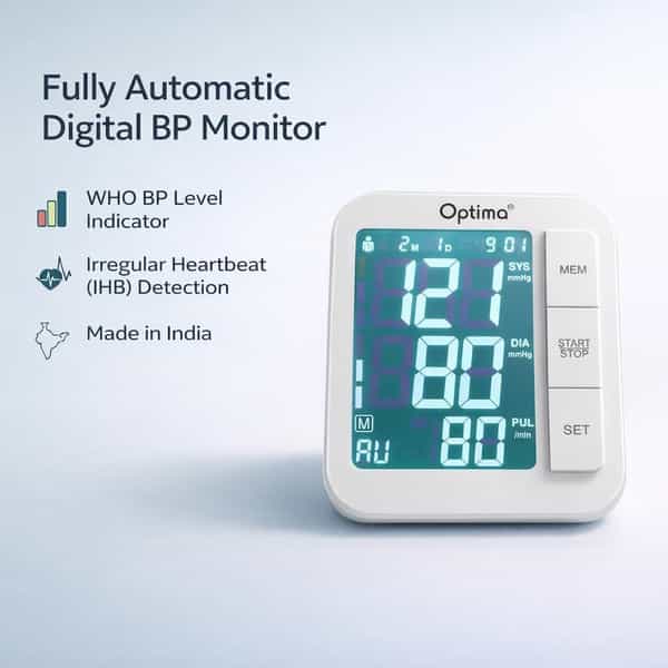 Optima Obp-115 Upper Arm Fully Automatic Digital Bp Monitor