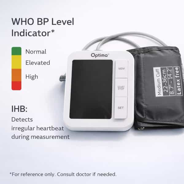 Optima Obp-115 Upper Arm Fully Automatic Digital Bp Monitor