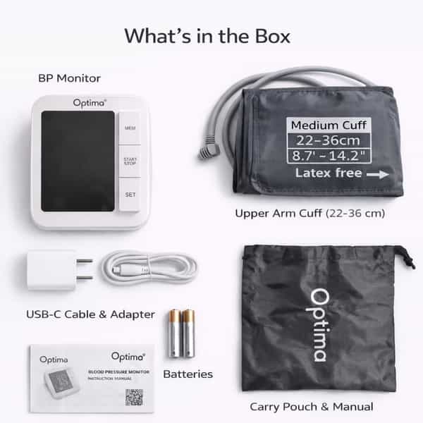 Optima Obp-115 Upper Arm Fully Automatic Digital Bp Monitor
