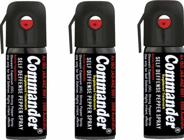 Commander Self Defense Pepper Spray For Safety/Protection Pack Of 3