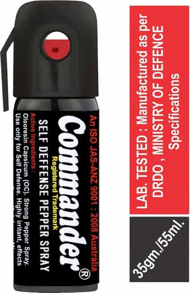 Commander Self Defense Pepper Spray For Safety/Protection Pack Of 3