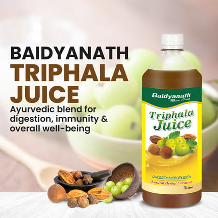 Baidyanath Ayurved Triphala Juice 1L | Digestive Wellness