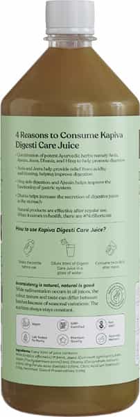 Kapiva Digesti Care Juice Provides Relief From Acidity|Blend Of 5 Ayur Herbs To Aid Digestion 1L