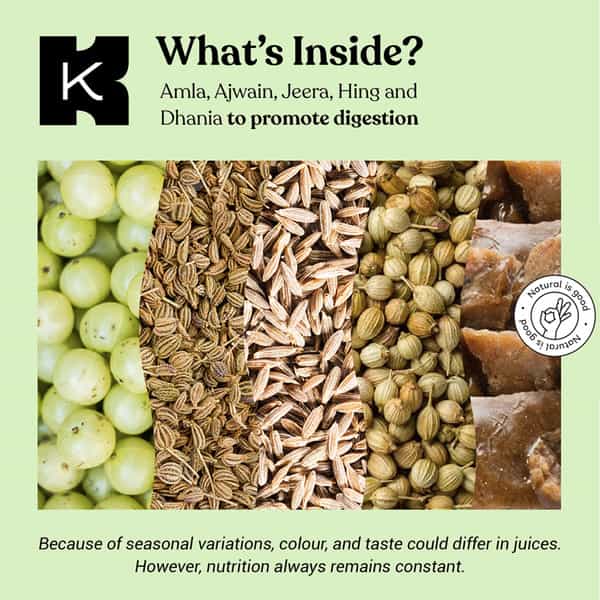 Kapiva Digesti Care Juice Provides Relief From Acidity|Blend Of 5 Ayur Herbs To Aid Digestion 1L