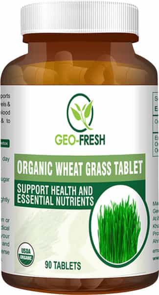 Geo Fresh Organic Wheat Grass Tablet 90