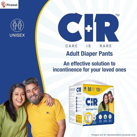 Cir Adult Diaper Pants For Unisex M Size (30-40 Inch) Adult Diapers 1 Nos