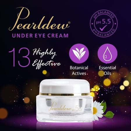 Pearldew Under Eye Cream 30 Gm | With Almond Oil & Butters | Mineral Oil Free (Pack Of 2)