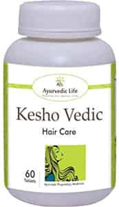 Ayurvedic Life Alayurvedic Kesho Vedic Tablets Hair Growth Support 60 Count
