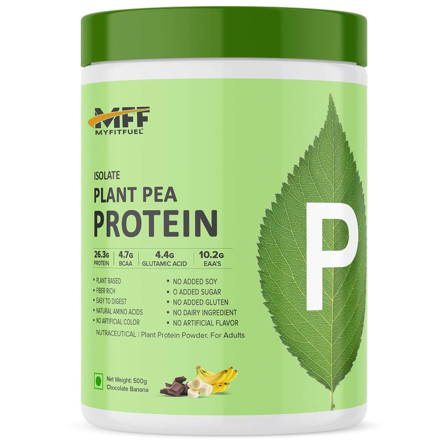 Myfitfuel Plant Pea Protein Isolate | 500g | (chocolate Banana) | Easy To Digest Plant Protein
