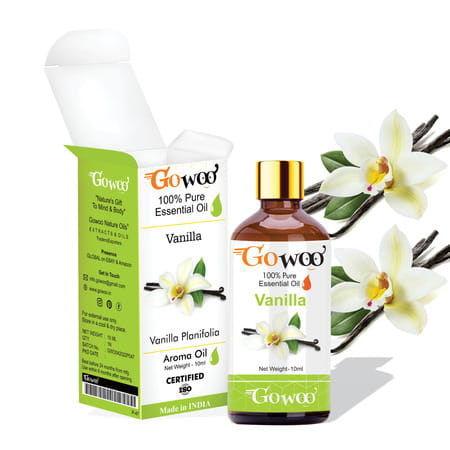 Pack Of 2 Vanilla Essential Oil & Walnut Carrier Oil - 100% Pure & Natural Oil For Aromatherapy