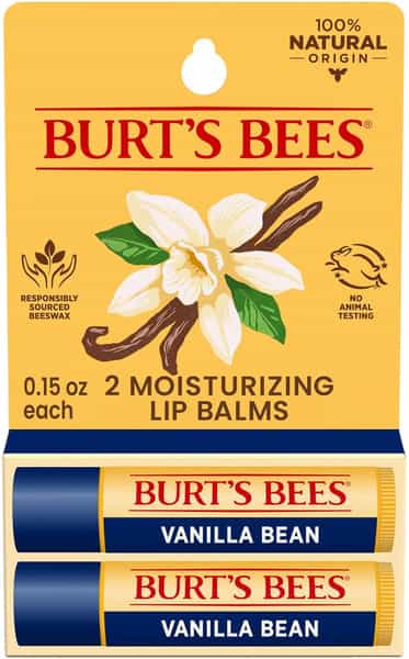 Burt's Bees Lip Balm | Vanilla Bean | 4.25G | Pack Of 2