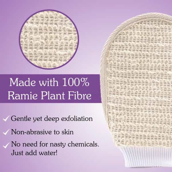 Bake Exfoliating Bath Glove For Dead Skin & Tan Removal - Pack Of 1