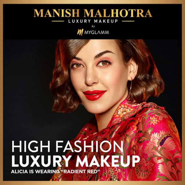 Manish Malhotra Beauty By Myglamm Hi-Shine Lipstick-Radiant Red