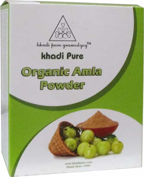Khadi Pure Herbal Organic Amla Powder - 80G