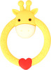 R For Rabbit Giraffe Teether Yellow