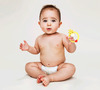 R For Rabbit Giraffe Teether Yellow
