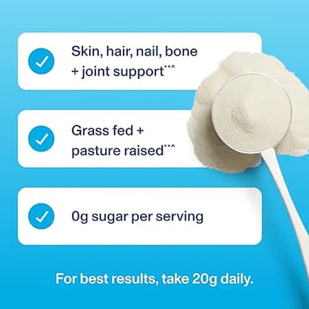 Vital Proteins Collagen Peptides Powder | Grass Fed | Paleo & Gluten Free | 5oz Pack (140g)