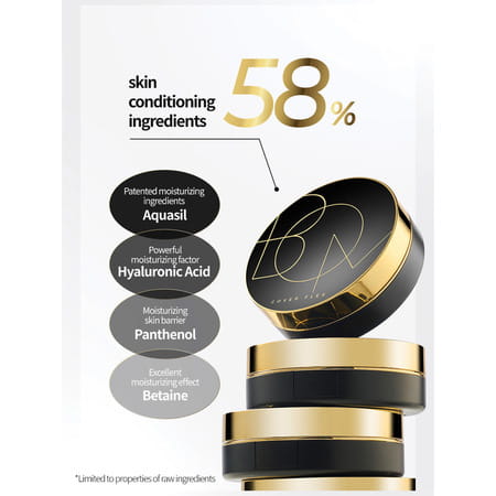 B.O.M Cover Flex Skin Fit Foundation 25 Sand Beige - Korean Foundation | Flawless Finish - 30ml