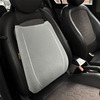 Betterhood Grey Memory Foam Ergonomic Lumbar Support Backrest Cushion For Car