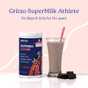 Gritzo Supermilk Athlete (13+Y Boy & Girl) | 17G Protein Powder (Double Chocolate | 400G)