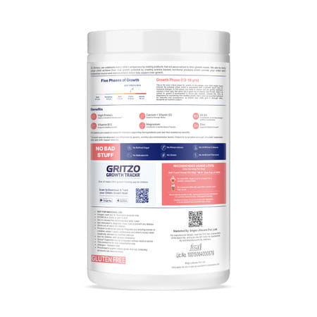 Gritzo Supermilk Athlete (13+Y Boy & Girl) | 17g Protein Powder (Double Chocolate | 400g)