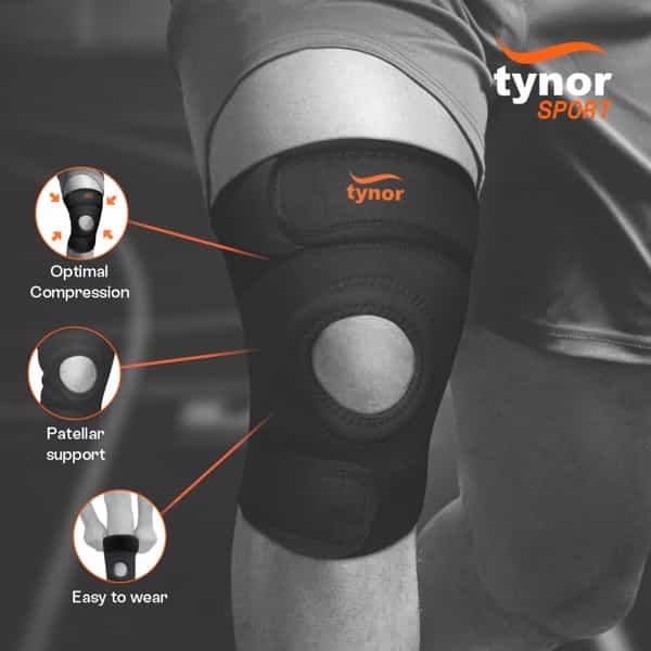 Tynor Knee Support Pro (Neo) | Black | Xxl | 1 Unit