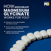 Muscleblaze Magnesium Glycinate 2000Mg (440Mg Elemental Magnesium) | 60 Tablets