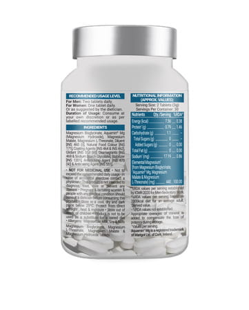 Muscleblaze Magnesium Matrix (60 Tablets) 440Mg Elemental Magnesium | Support Performance | Recovery