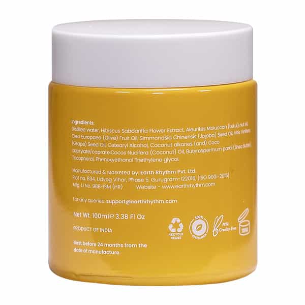 Earth Rhythm Nourishing Hair Butter Kukui Nut Oil - 100 Ml