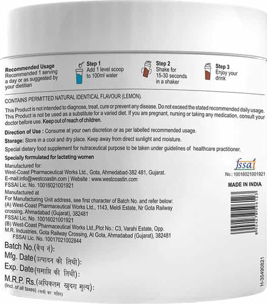 Sheneed Plant Based Postnatal Multivitamin Drink With Folic Acid & Calcium-300Gm