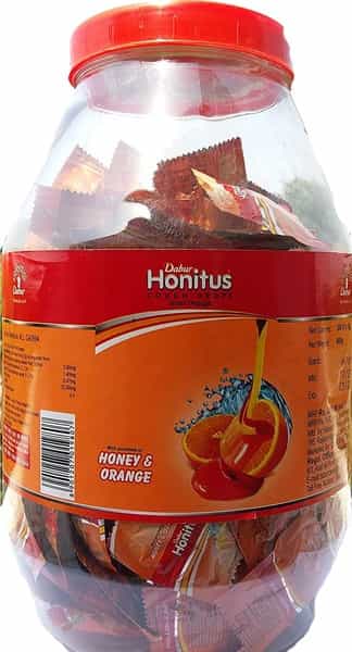 Dabur Honitus Honey Orange Cough Drops Jar 300'S