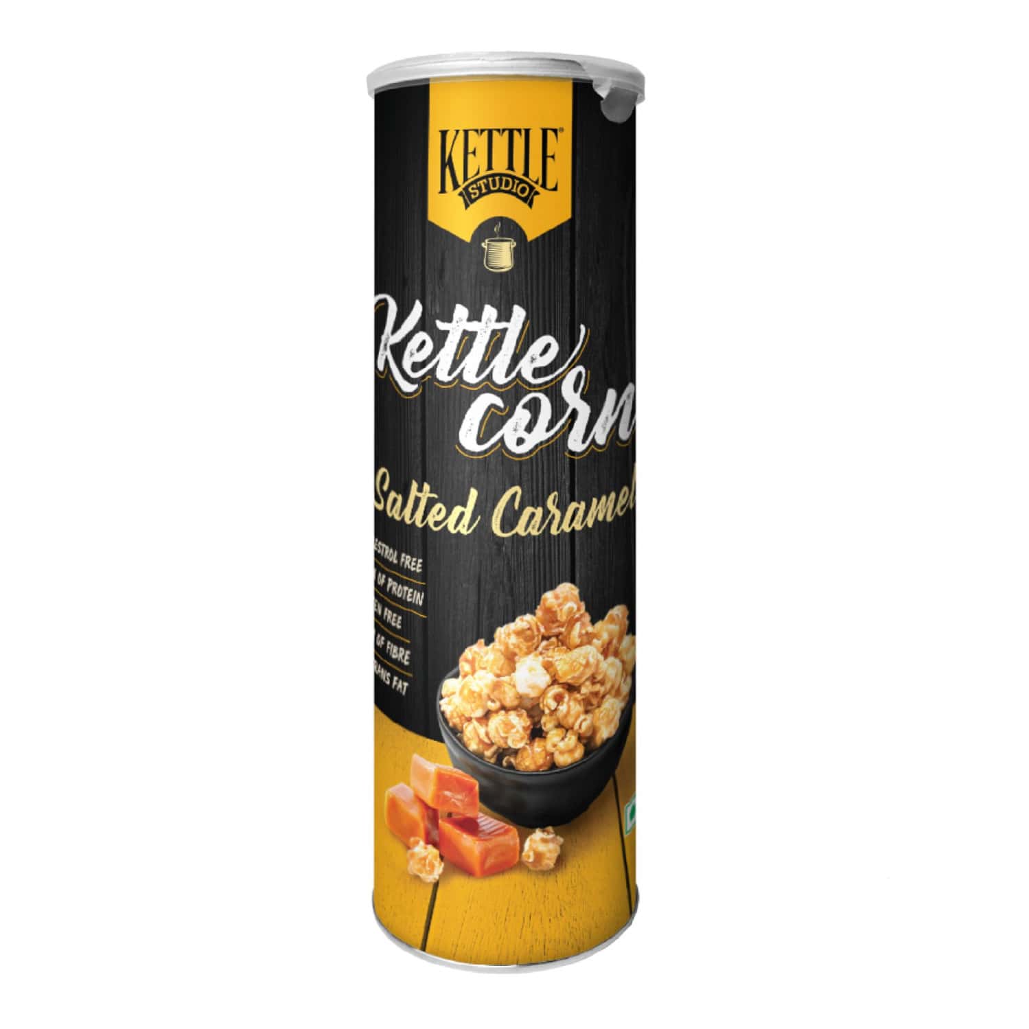Buy KETTLE STUDIO CORN SALTED CARAMEL POPCORN (CANISTER) 125G PACK OF