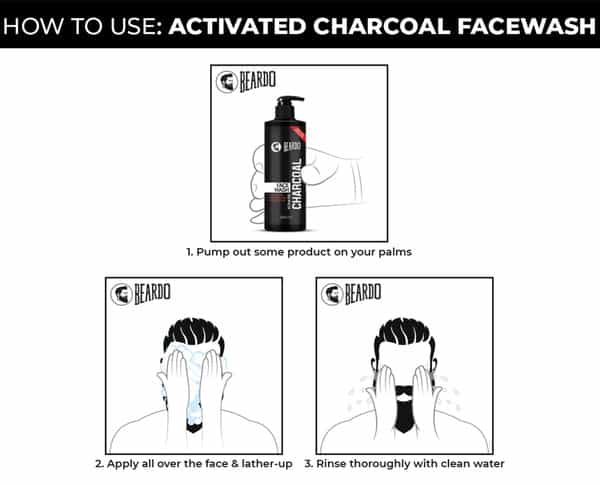 Beardo Activated Charcoal Anti-Pollution Face Wash - 200 Ml
