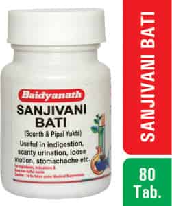 Baidyanath Asli Ayurved Sanjivani Bati 80 Tablets (pack Of 2)