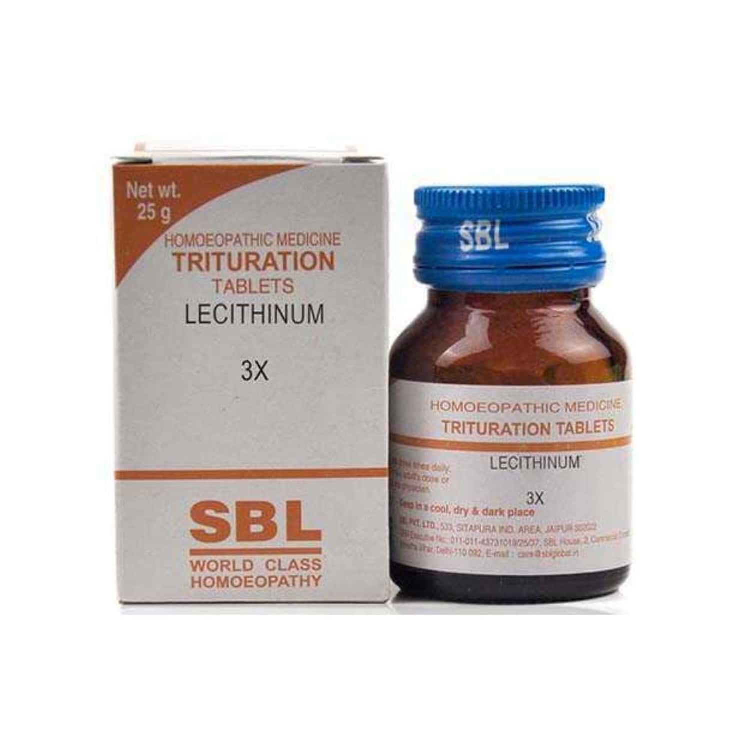 Sbl Lecithinum Trituration Tablet 3x 25 Gm Pack Of 3