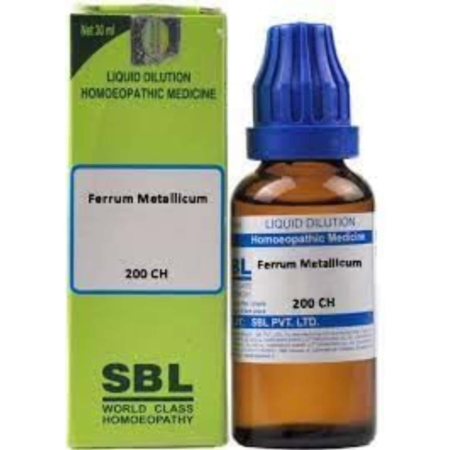 Sbl Ferrum Metallicum Dilution 200 Ch 30 Ml Pack Of 2