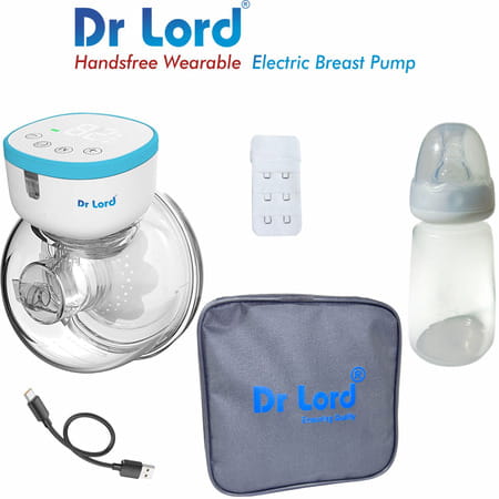 Dr Lord Handfree Wearable Electic Breast Pump With Carry Bag
