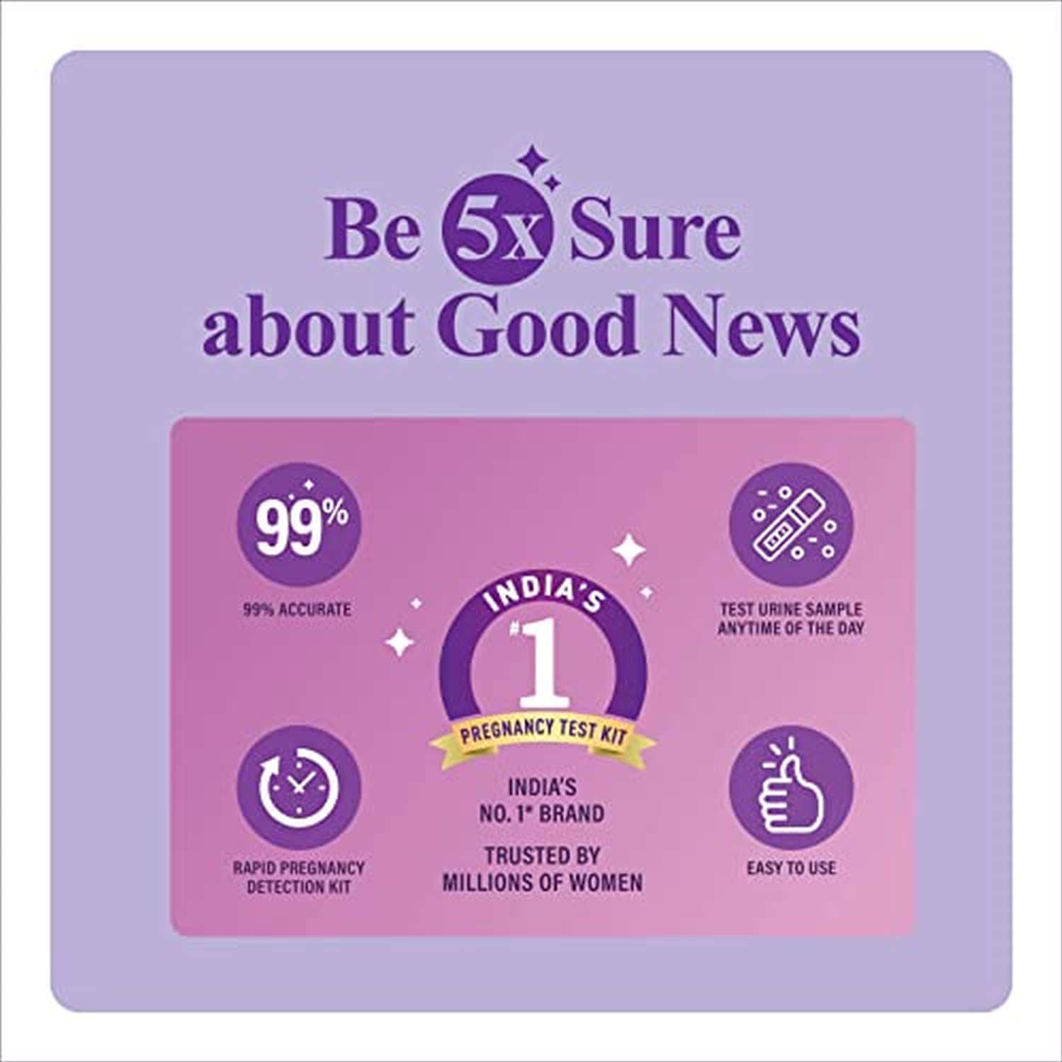 Prega News Value Pack( 2 Gloves + 2 Urine Containers + 2 Pregnancy Test Kits ) | Pack Of 5