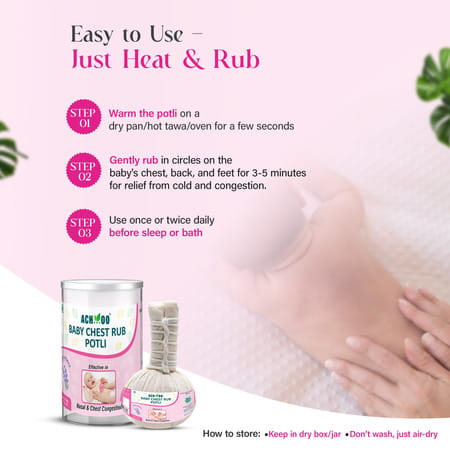 Ach...Oo Baby Chest Rub Potli 50g