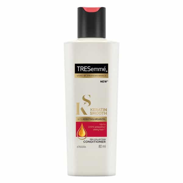 Tresemme Smooth And Shine Conditioner | 80Ml & Keratin Smooth Shampoo | 1L