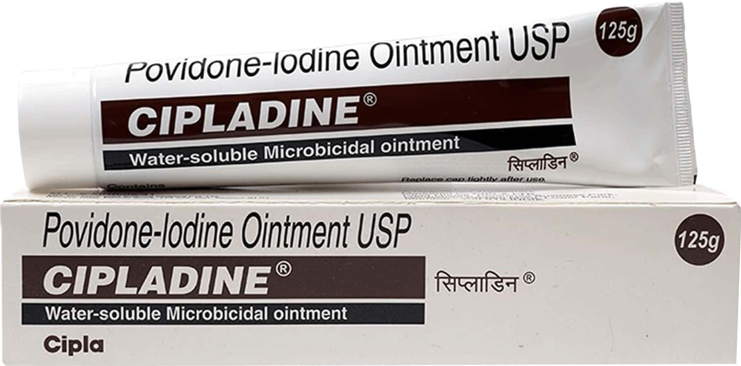 Cipladine 5% Oint 125gm (Pack Of 3)