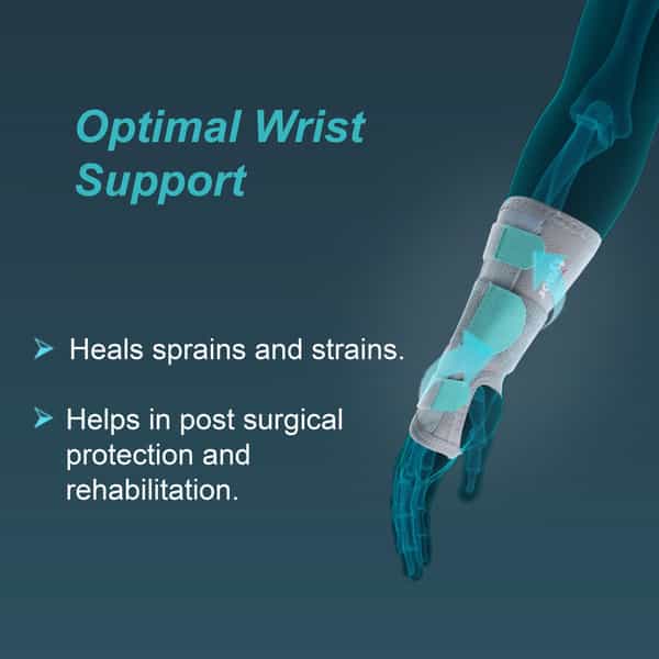 Tynor Wrist Splint Ambidextros Grey Large 1 Unit