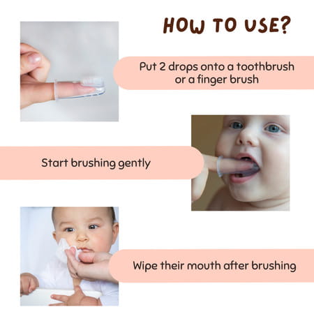 Coco Crush Ayurvedic Fluoride-Free Liquid Toothpaste For Babies | 100% Natural Ingredients - 50ml