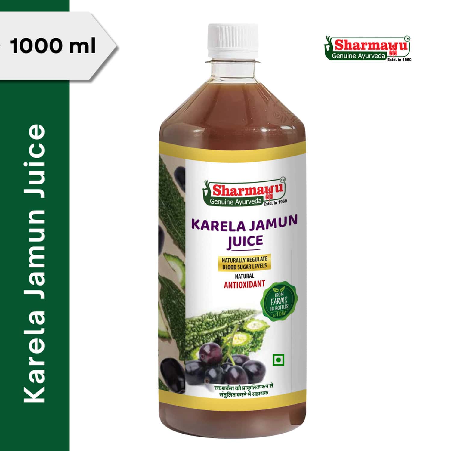 Sharmayu Karela Jamun Juice - 1l