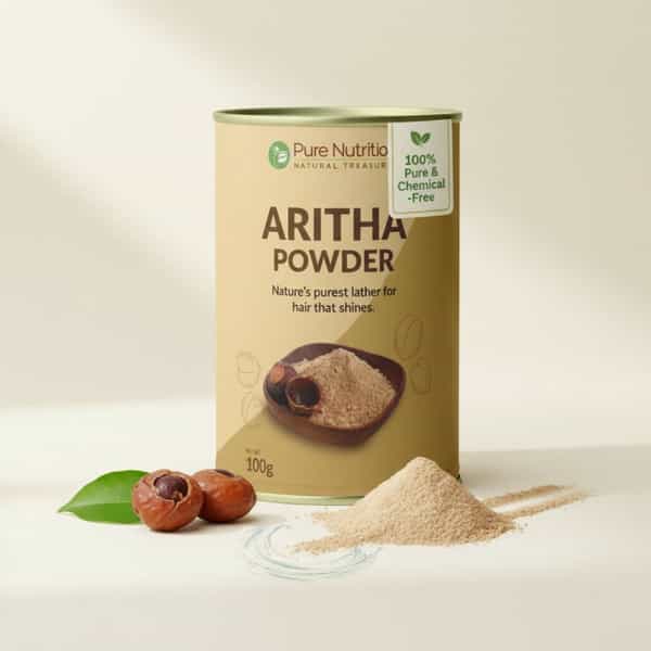 Pure Nutrition Natural Aritha Powder 100Gm